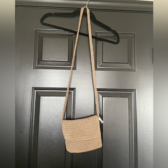 OG The Sak crossbody tan knit handbag - Picture 1 of 5